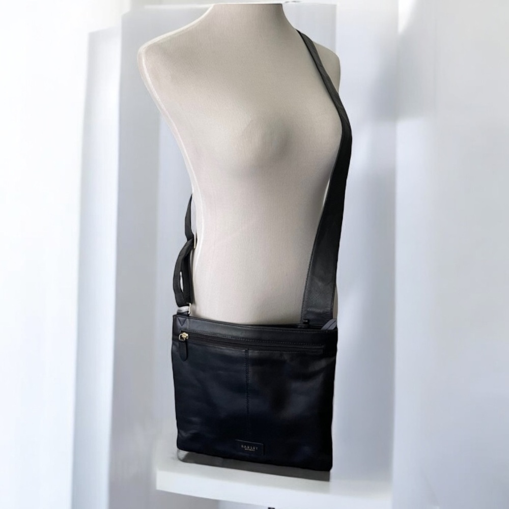 RADLEY LONDON BLACK CROSSBODY LEATHER BLACK BAG